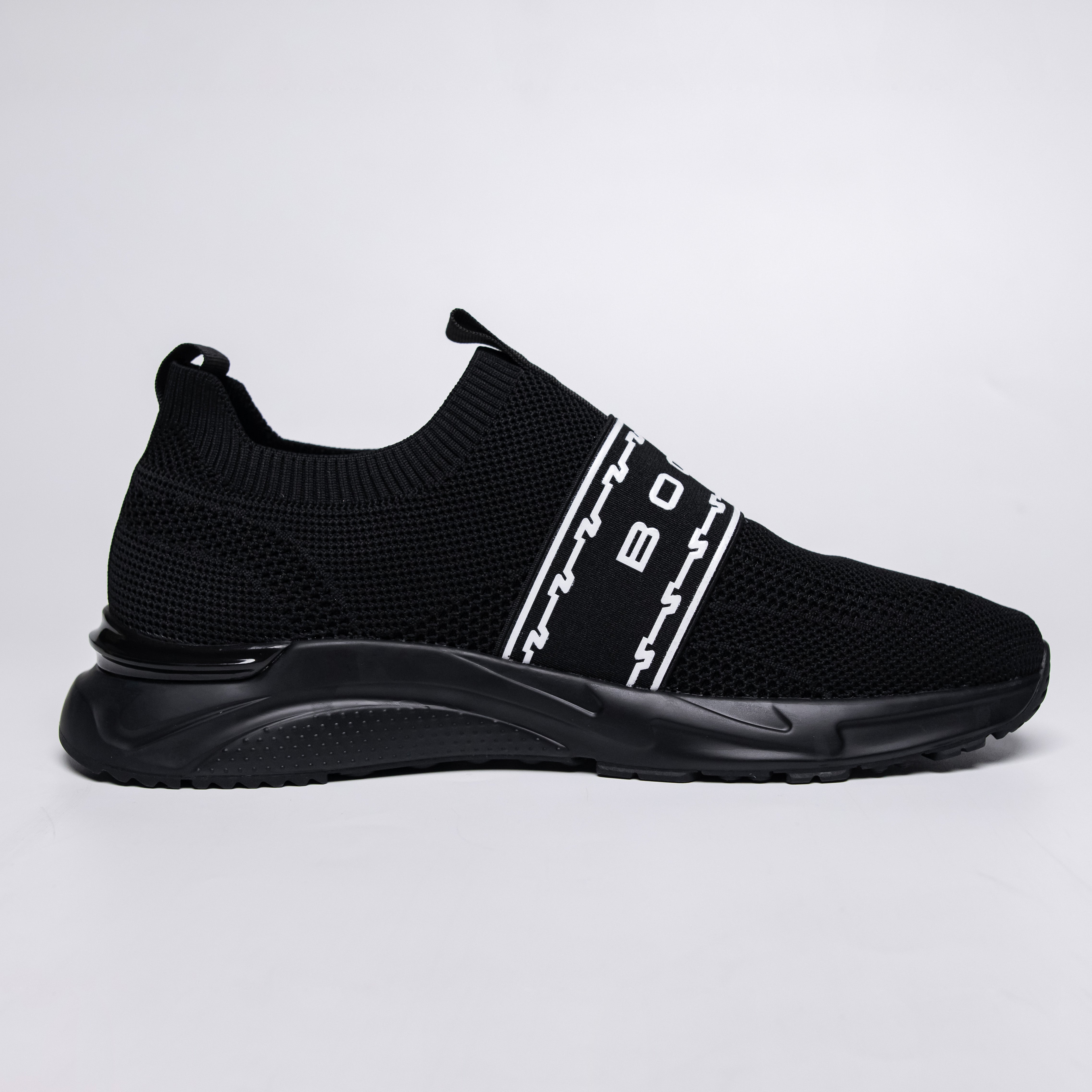 Bogart Black And White Collection Knit Sneaker