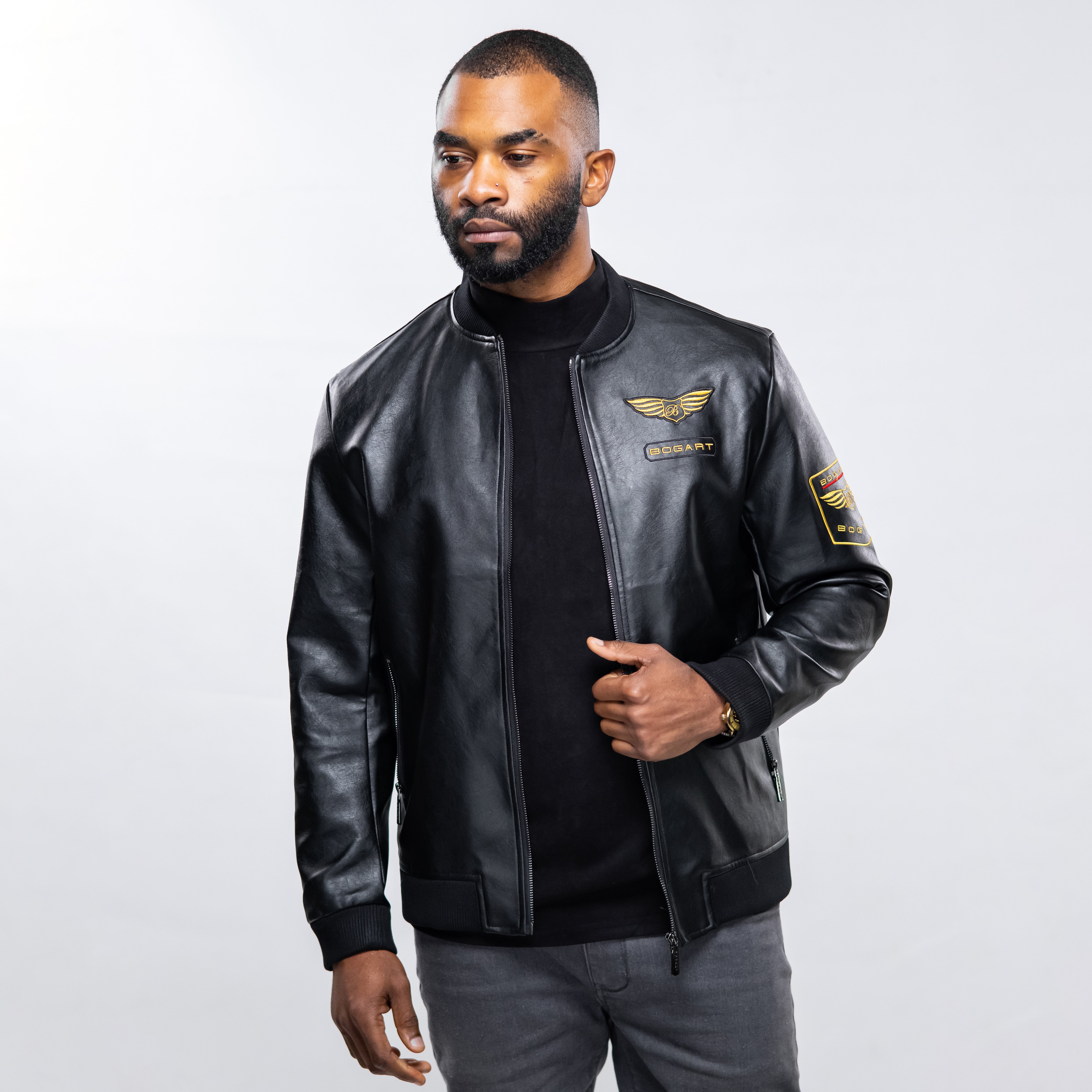 Bogart Man Gold Collection Bomber Jacket