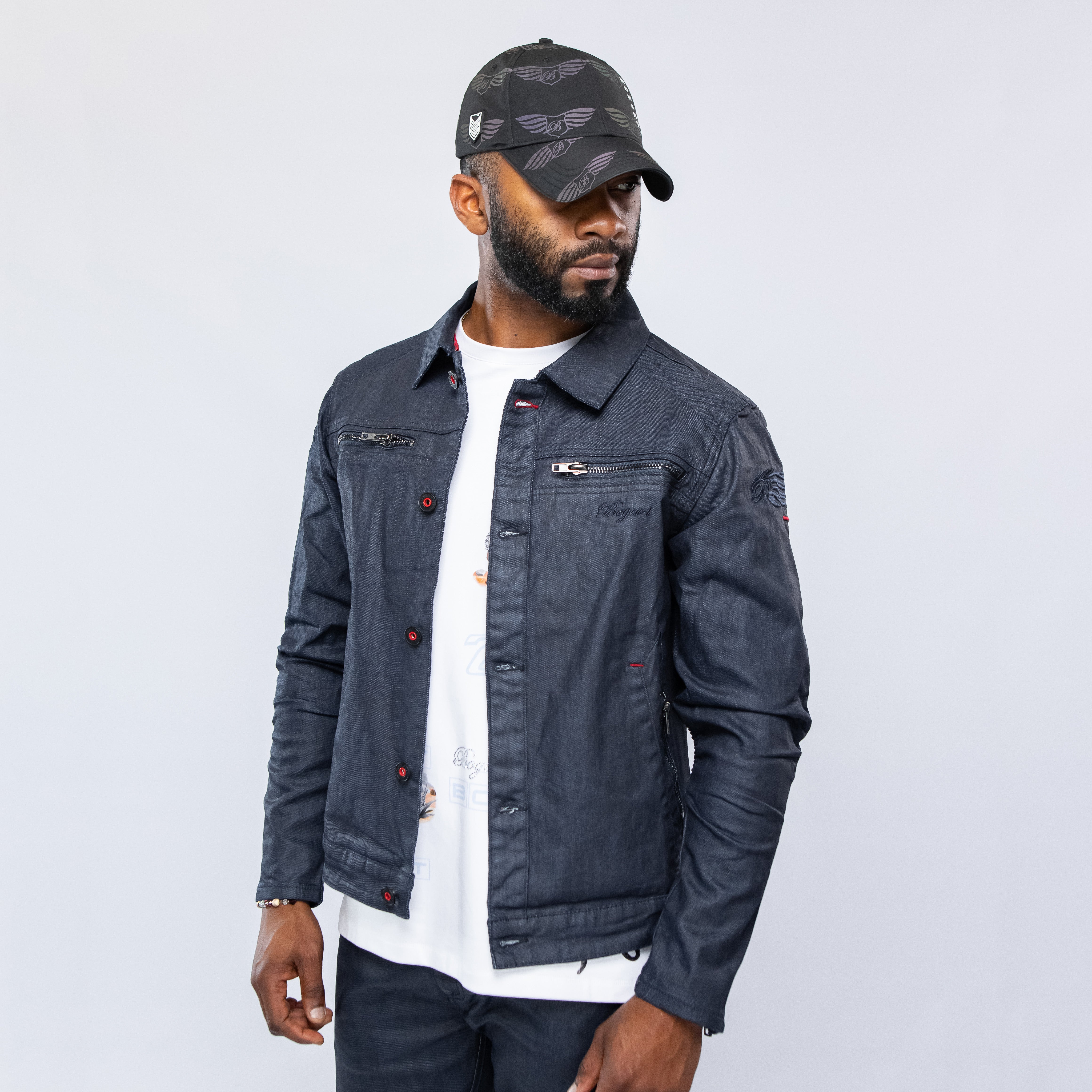 Bogart Dark Collection Coated Denim Jacket