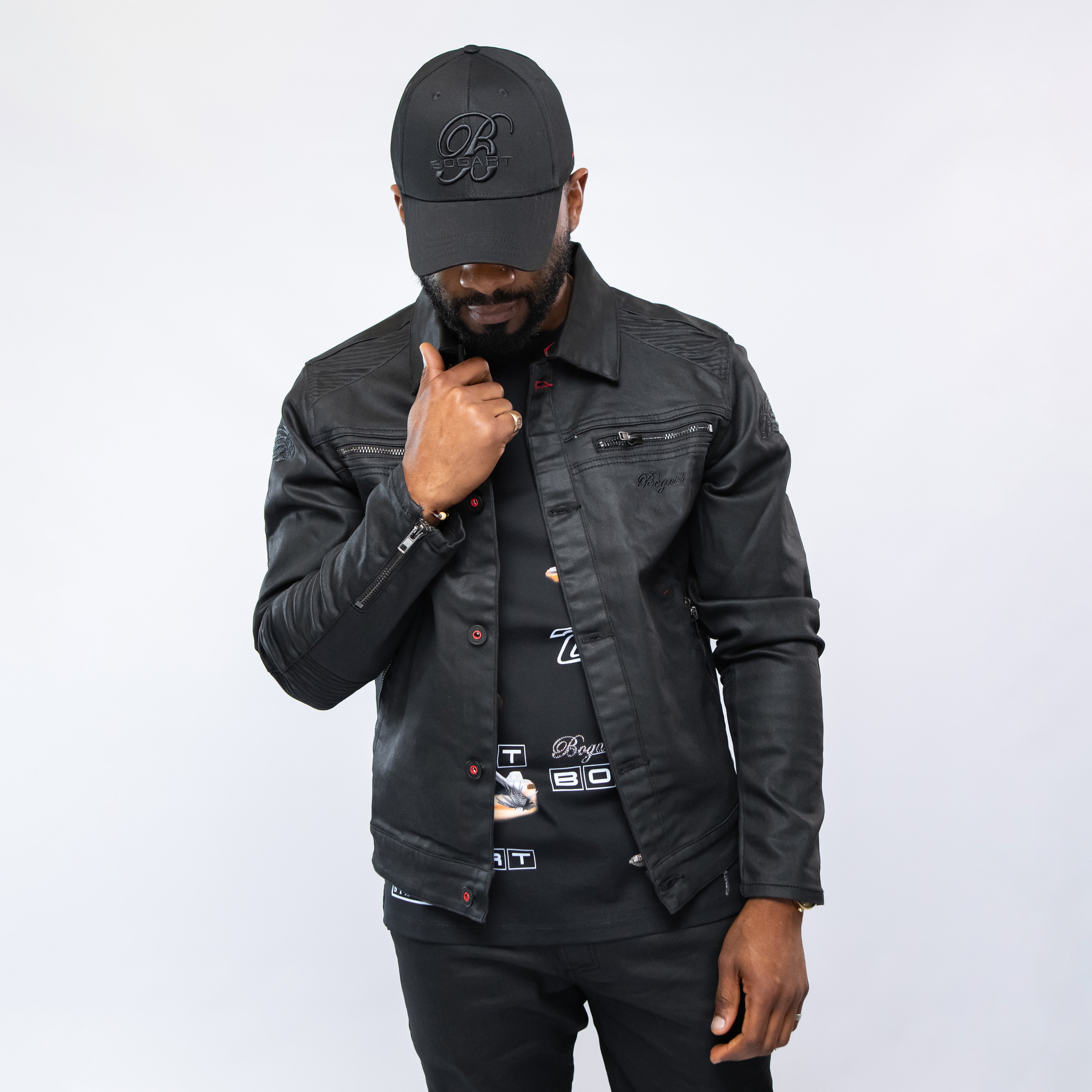 Bogart Dark Collection Coated Denim Jacket