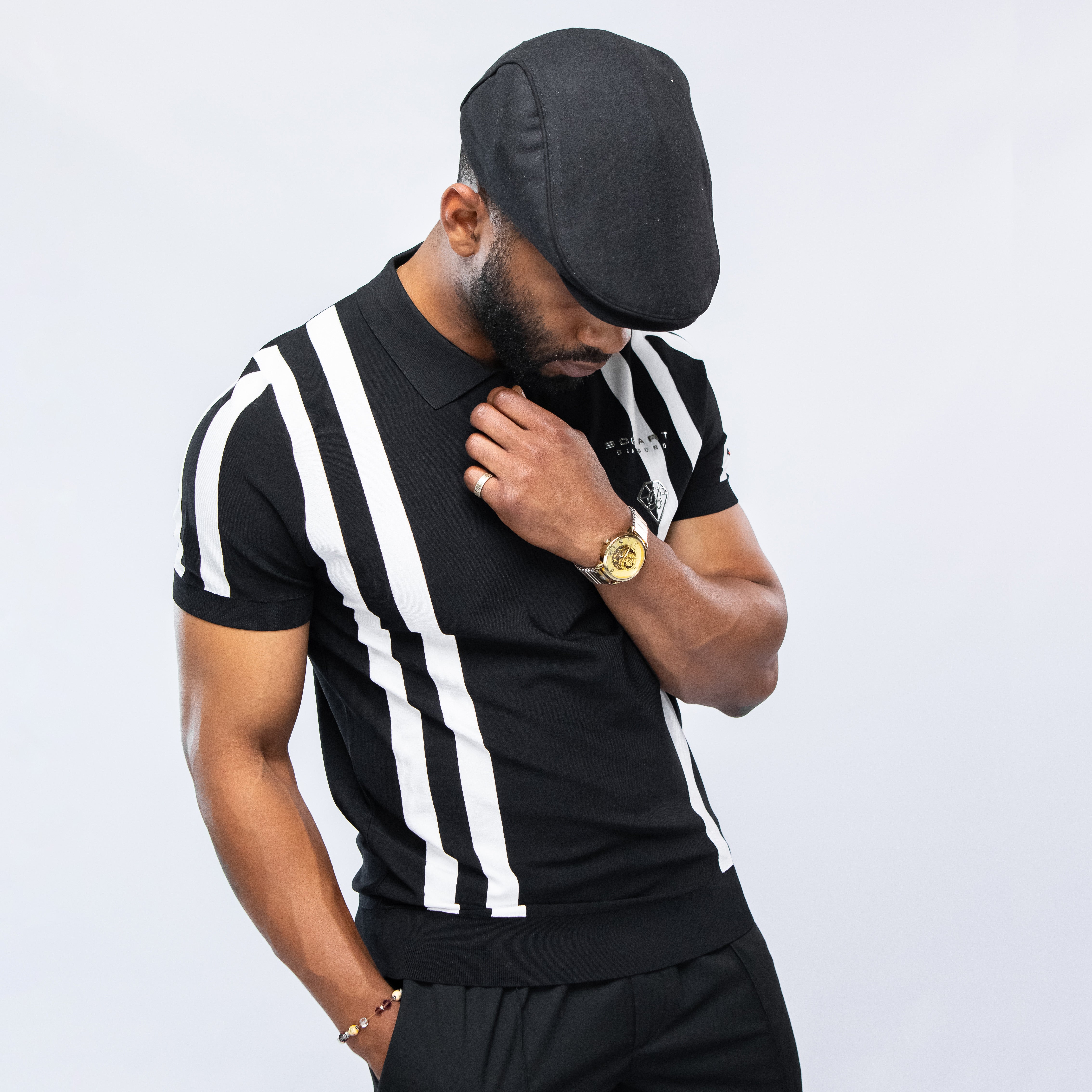 Bogart Diamond Collection Stripe Golfer