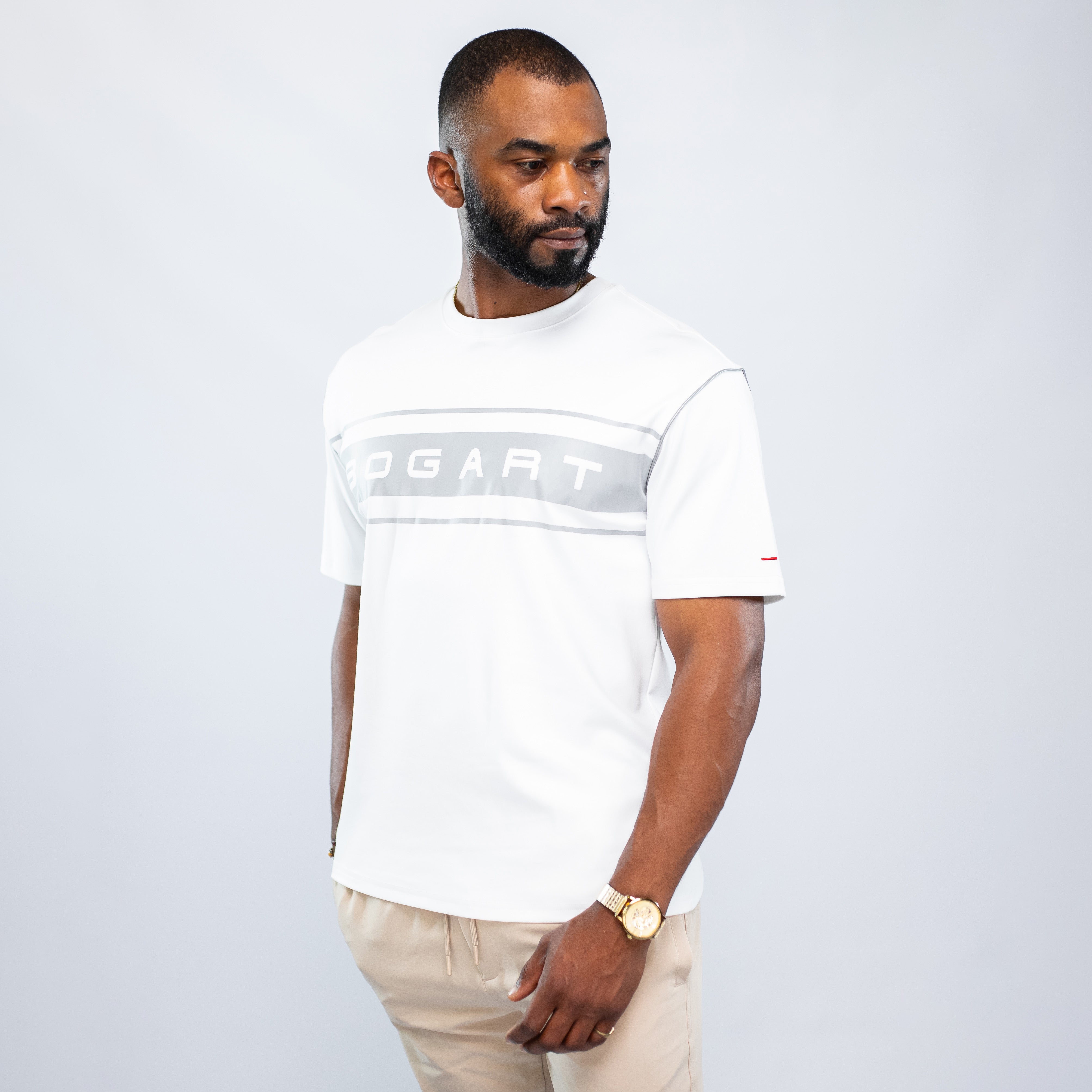 Bogart Beyond Collection Signature Stripe T-Shirt