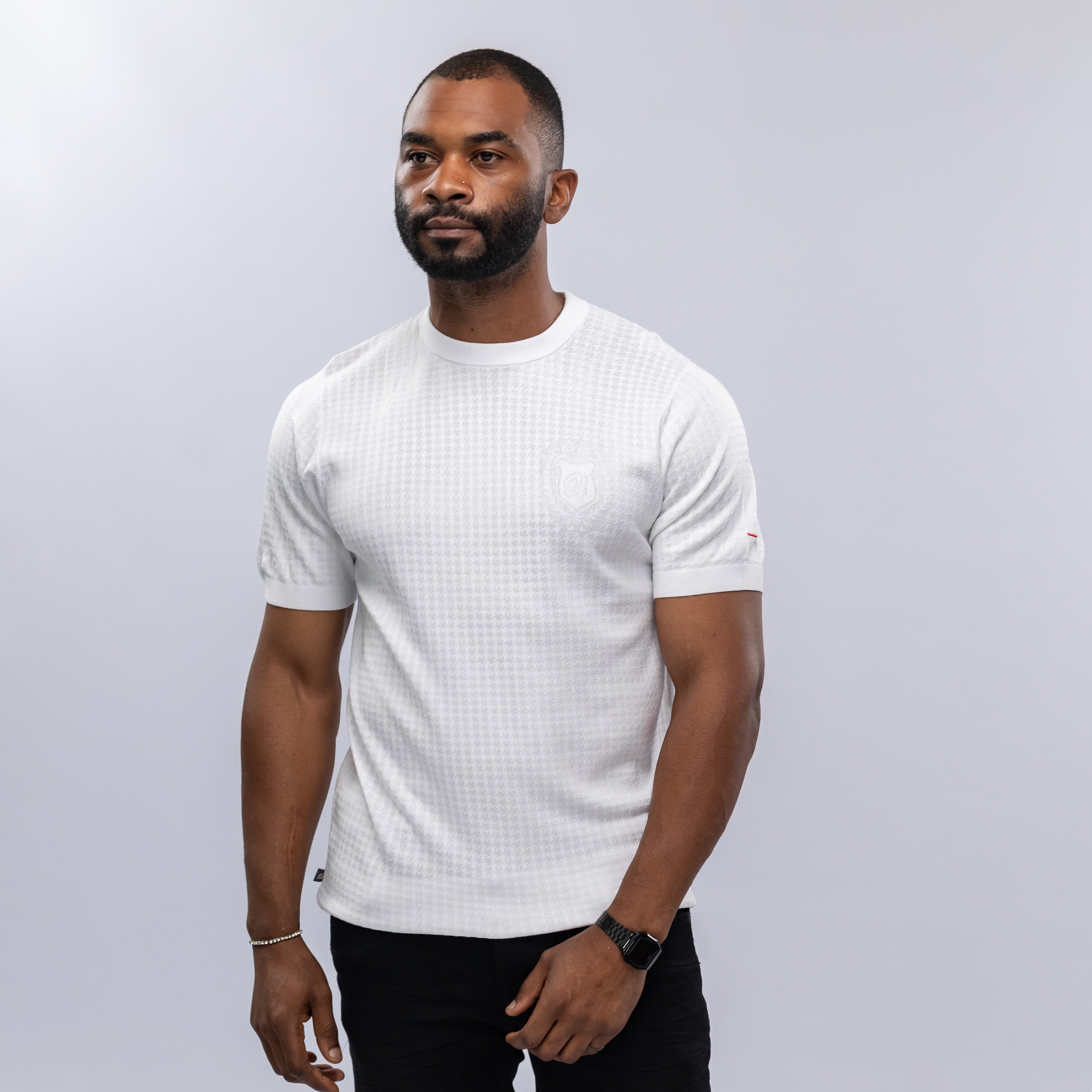 Bogart Premium Collection Knitted Crew Neck T-Shirt