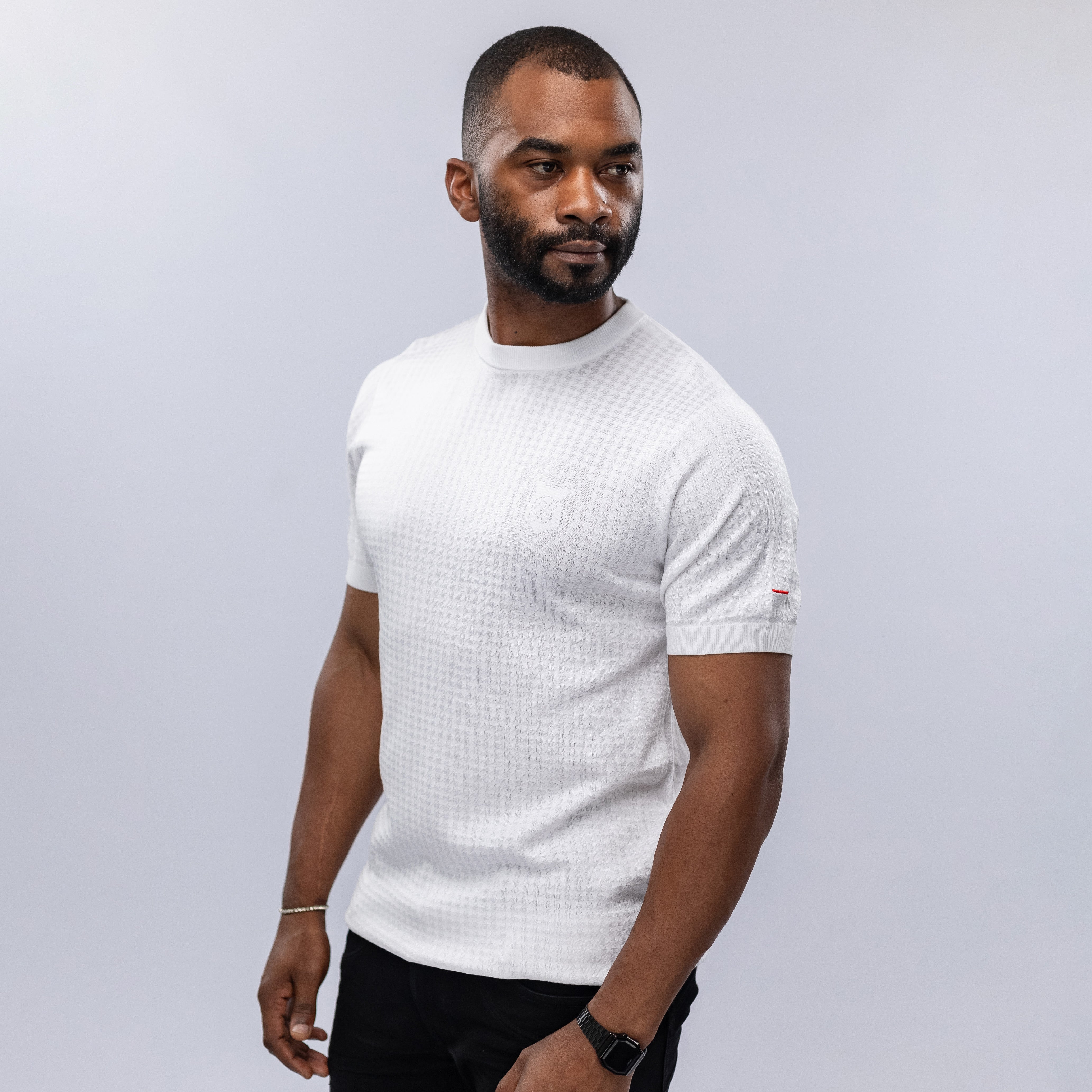 Bogart Premium Collection Knitted Crew Neck T-Shirt