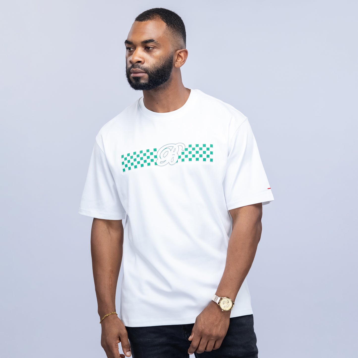 Bogart Italian Collection Checkered T-Shirt