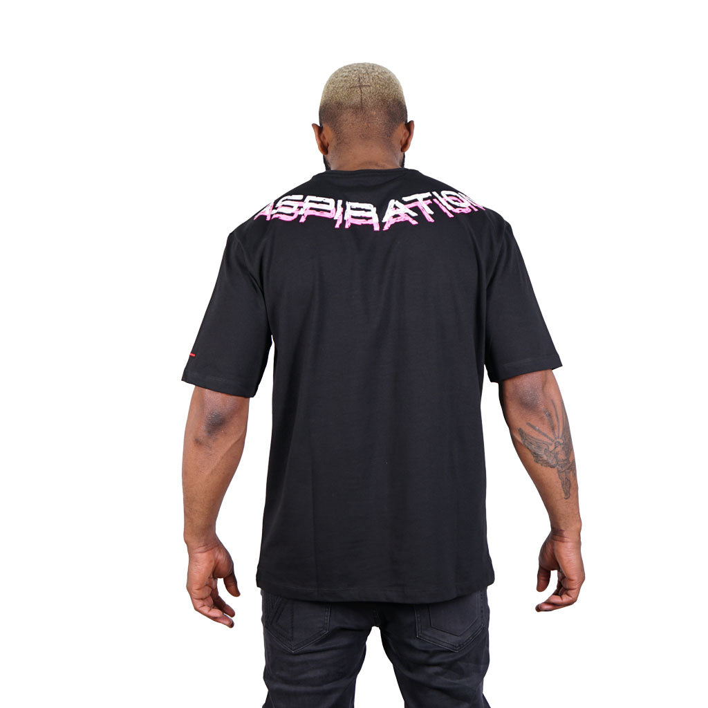 Bogart Original Collection C-Nek Print T-Shirt-Black-Back